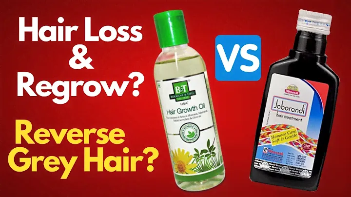 Wheezal Jaborandi Oil vs Boericke & Tafel Hair Growth Oil for Hair Loss & Reverse Grey Hairs
